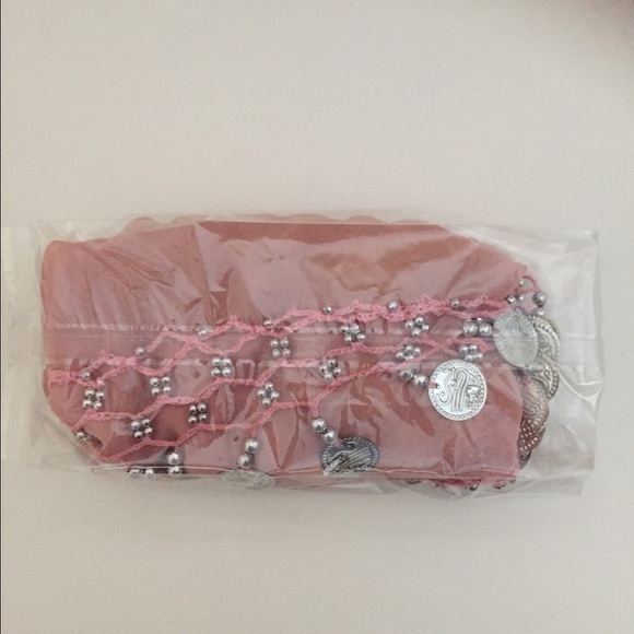 Belly Dancing Scarf With Coin Detail Brand New - Picture 8 of 8